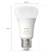 Philips Hue WhiteAmbiance E27 LED-lamppu 8W 1100lm