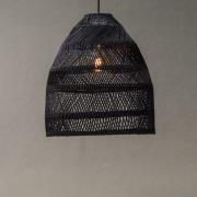 PR Home riippuvalo Maja, rottinki, musta, Ø 45 cm