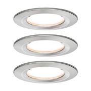 Paulmann LED upotettava spotti Nova Coin 3 rauta pyöreä himmennettävä