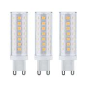 Paulmann 2-kantainen LED-lamppu G9 5W 4000K 3 kpl