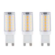 Paulmann kaksikantainen LED-lamppu G9 2,2W, 3 kpl