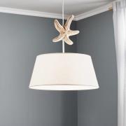 Riippuvalaisin Stellina, kangasvarjostin, meritähtikuvio