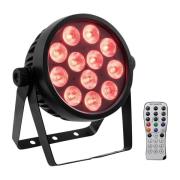 EUROLITE LED 4C-12 Silent Slim Spot -LED-kohdevalo