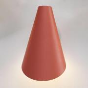 Vibia I.Cono 0720 seinävalaisin, 28 cm, punaruskea