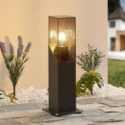 Lucande Fiola jalkalamppu, 40 cm, antrasiitti, IP54