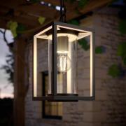 Lucande ulkoriippuvalaisin Ferda, 25 cm, antrasiitti, IP44