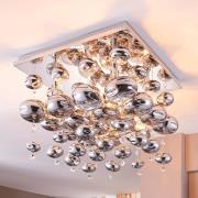 Lindby kattovalaisin Esfera, savunharmaa, lasi, 4-valo, 35cm