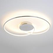 Lindby LED-kattovalaisin Joline, Ø 74 cm, krominvärinen, metallia