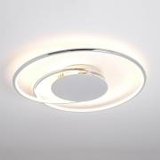 Lindby LED-kattovalaisin Joline, 46 cm, krominvärinen, metallia