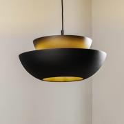 Lucande-riippuvalaisin Kellina, Ø 48 cm, musta, metallia