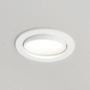 Arcchio LED uppoasennusvalaisin Katerin, 10 cm, valkoinen, kääntyvä