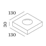 WEVER & DUCRÉ Leens 2.0 LED-seinävalaisin valkoinen