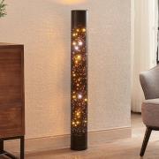 Lindby LED-lattiavalaisin Lengla, musta/kulta, metalli, 104 cm