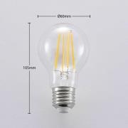 Arcchio LED-lamppu, hehkulanka, E27, 6,5W, kirkas, 2 700K