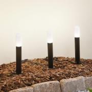 Lindby Smart LED jalkalistavalaisin Elvor, CCT, RGB, Tuya, 3 kpl