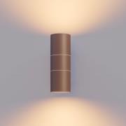 Calex ulkoseinälamppu GU10 ruostumaton teräs ylös/alas 17 cm, ruosteen...