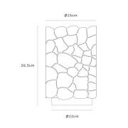 Almelo pöytävalaisin, musta/kulta, Ø 15 cm, metallia