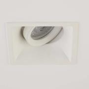 Upotettava valaisin Slim Trim Square, valkoinen, 9 x 9 cm, alumiini, G...