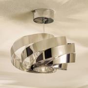 Vento kattovalaisin, krominikkelin värinen, Ø 40 cm, metallia