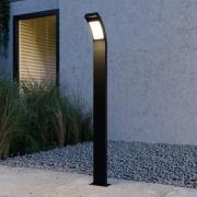 Lucande Juvia LED-pylväsvalaisin, 100cm, antrasiitti, metalli, IP54