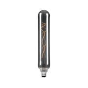 Lucande-LED-lamppu E27 Ø6 cm, 4 W, 1 800 K titaani