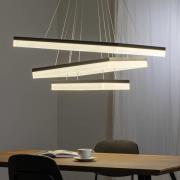 LED-riippuvalaisin Nero, muovia, musta, kolme lamppua, 140 W