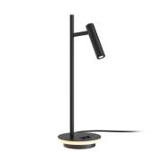 Maytoni Estudo LED-pöytävalaisin, musta Korkeus 45,5 cm metallia