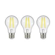 LED-filamenttilamppu E27 5W 3000K 1060lm kirkas 3x