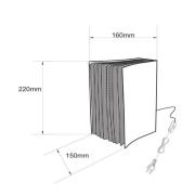 Extravaganza Livret pöytävalaisin, kulta/musta