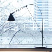 midgard LED-pöytävalaisin AYNO S, musta/musta 4 000 K 76 cm
