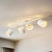 Lindby kattovalaisin Aralena, valkoinen, 4-valo, pituus 97 cm