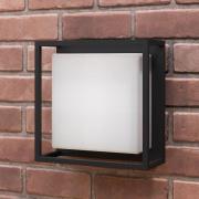 Lucande LED-ulkoseinävalaisin Ilirian, antrasiitti, alumiini, 25 cm