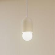Lindby riippuvalaisin Nielson, Ø 11 cm, beige, kipsi