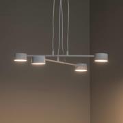 Riippuvalaisin Modus 4, teräs, 4-lamppuinen, GX 53, valkoinen