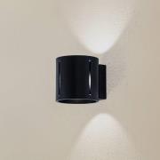 Seinävalaisin Topa ylös/alas, musta runko