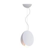 Fabbian riippuvalaisin Akoya, valkoinen, Ø30cm, 3000K, 1-10Vhimmennett...