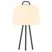 LED pöytävalaisin Kettle Tripod metalli, varjostin 36cm