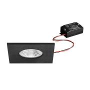 BRUMBERG LED upotettava valaisin BB21, musta 85 x 85 mm on/off IP65