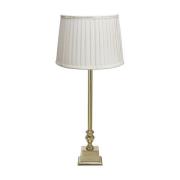 PR Home pöytävalaisin Linné Sofia Plissé 66 cm valkoinen/kultainen pel...