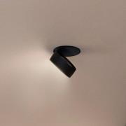 Egger Clippo EP LED-kattospotti, musta 3 000 K