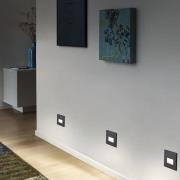 Paulmann LED-seinäuppovalaisin EDGE, musta