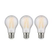 LED-lamppu hehkulamppu matta E27 A60 3,8W 2700K 806 lm 3er 3er