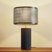 Lindby Sorscha pöytävalaisin, musta, rauta, Ø 26 cm