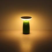 LED-aurinkopöytävalaisin 36625, vihreä, metalli, 23 cm, himmennettävä