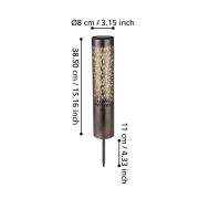 LED-aurinkoenergialla toimiva maapiikkivalo 48933