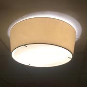 Bover LED-kattovalaisin Plafonet, Ø 60 cm, kermanvärinen