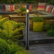 Lindby pylväsvalaisin Statius, antrasiitti/kirkas, rauta, 100 cm