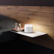 Zafferano Push-up akkukäyttöinen pöytälamppu IP54 valkoinen