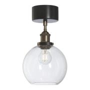 PR Home Omega kattovalaisin, kirkas/messinki/musta, Ø 20 cm