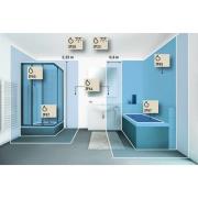 Paulmann Jora LED-meikkipeili, IP44, kytkimellä, hopea